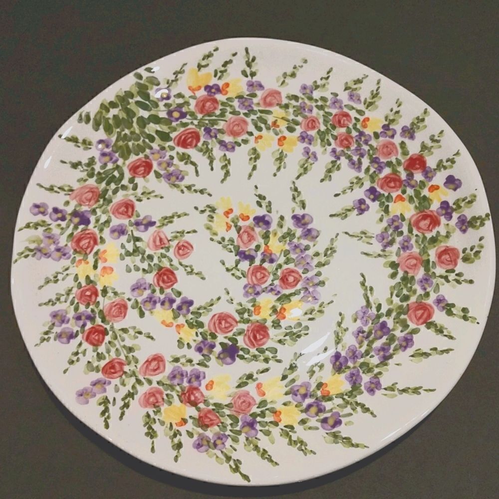 Spring Garden Salad Plate 8"